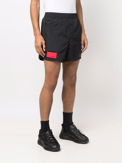 Shop 424 Shorts Con Logo In Black