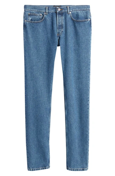 Shop Apc Petit New Standard Jeans In Washed Indigo