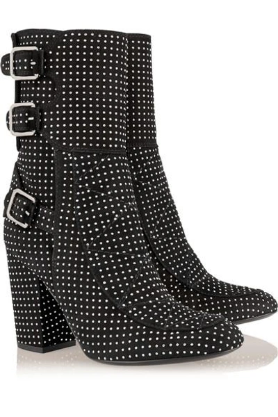 Shop Laurence Dacade Merli Studded Suede Boots
