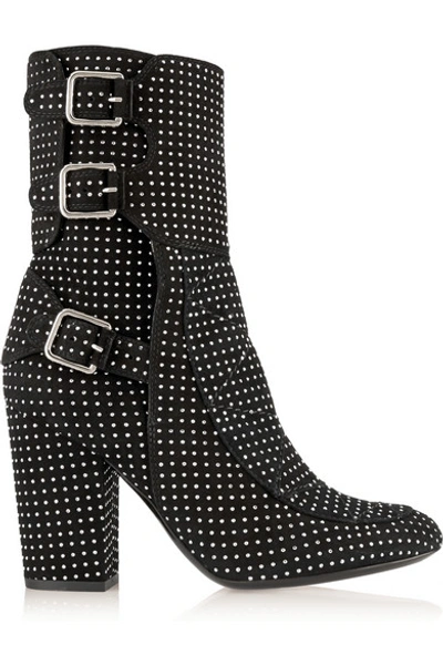 Shop Laurence Dacade Merli Studded Suede Boots