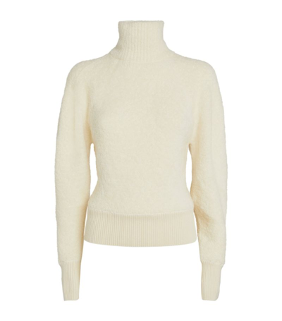 Shop Nanushka Wool-blend Miah Rollneck Sweater In Ivory