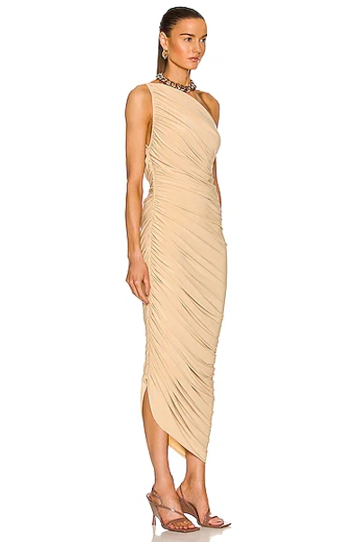 Shop Norma Kamali Diana Gown In Blonde