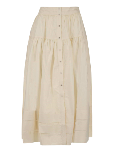 Shop Ulla Johnson 'jacinta' Cotton Skirt In White