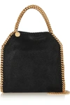 STELLA MCCARTNEY The Falabella mini faux brushed-leather shoulder bag