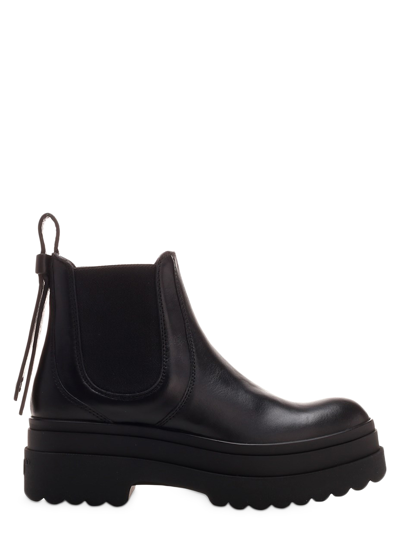 Shop Red Valentino 'lye' Ankle Bootie In Black