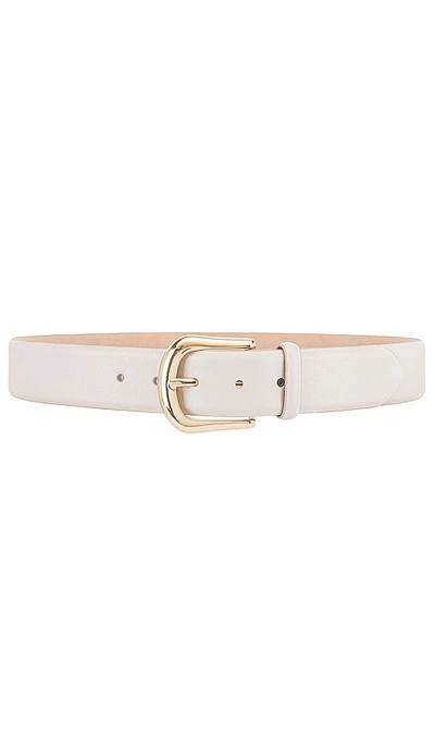 B-low The Belt Kennedy Leather Buckle Belt In Cream