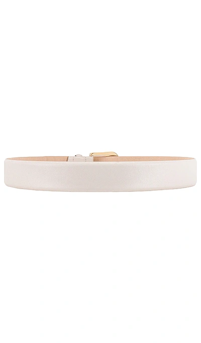 B-low The Belt Kennedy Leather Buckle Belt In Cream