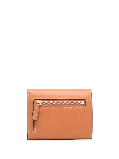 Mcm Mini Mode Travia Chain Wallet In Neutrals