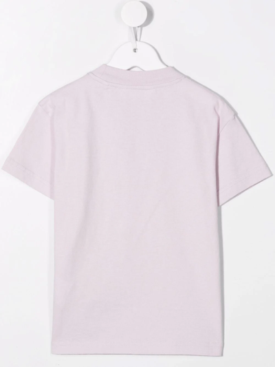 Palm Angels Graphic-print Cotton T-shirt In Pink