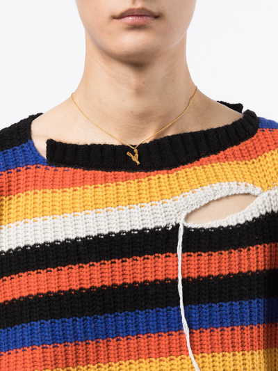 Loveness Lee Y Alphabet Pendant Necklace In Gold
