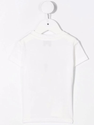 Shop Kenzo Logo-print Organic-cotton T-shirt In White