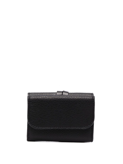 Chloé Tri-fold Mini Wallet In Black