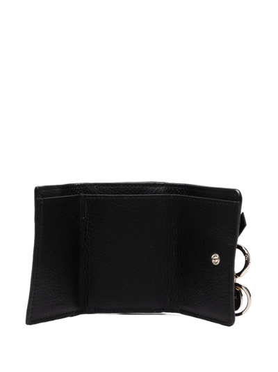 Chloé Tri-fold Mini Wallet In Black