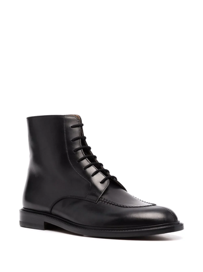 Shop Scarosso Ben Lace-up Boots In Black