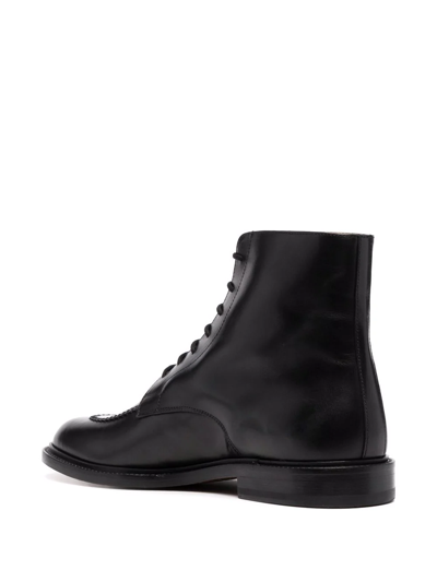 Shop Scarosso Ben Lace-up Boots In Black