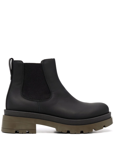 Shop Scarosso Janet Leather Boots In Black