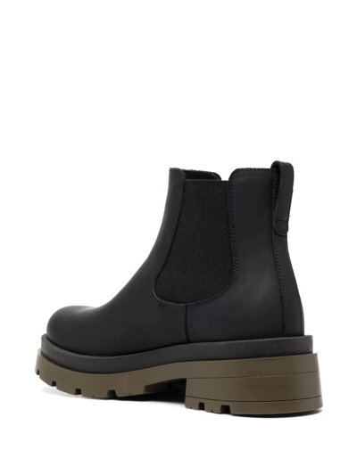 Shop Scarosso Janet Leather Boots In Black