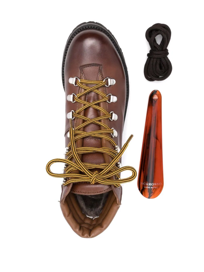 Scarosso Catherine Lace-up Boots In Brown