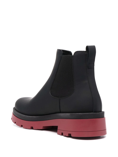 Shop Scarosso Justin Leather Boots In Black