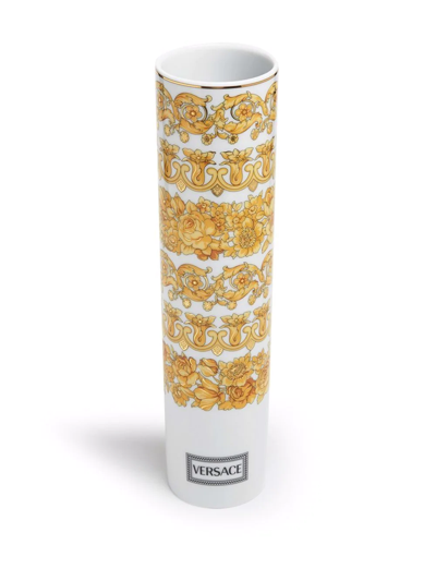 Versace Medusa Rhapsody Porcelain Vase In White