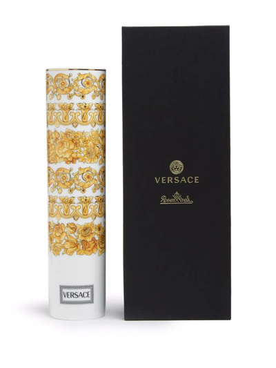 Versace Medusa Rhapsody Porcelain Vase In White