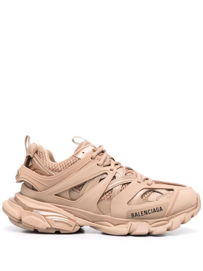Shop Balenciaga Track Recycled-mesh Sneakers In Neutrals