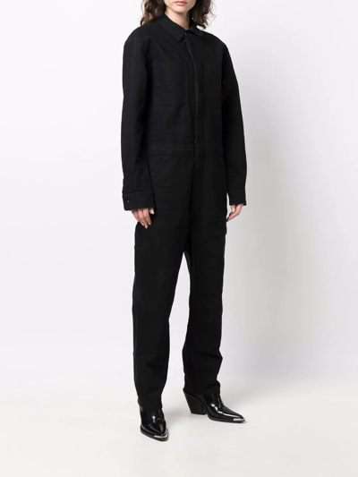 WARDROBE.NYC FOUR-POCKET ORGANIC-COTTON JUMPSUIT 