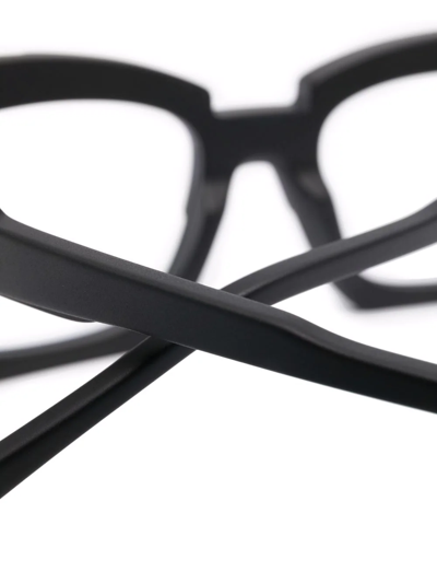 Kuboraum Square-frame Acetate Eyeglasses In Black