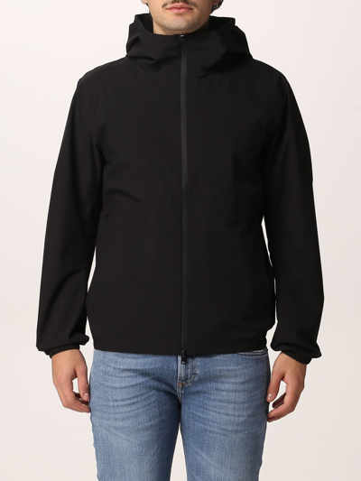Shop Woolrich Pacific  Jacket In Technical Fabric In Black