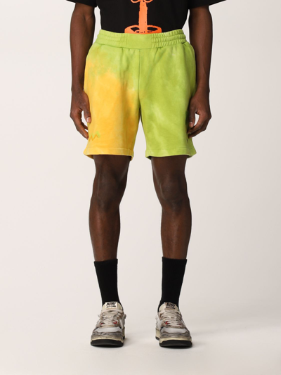 Shop Mcq By Alexander Mcqueen Mcq Icon Grow Up Jogging Shorts In Tie-dye Cotton In Multicolor