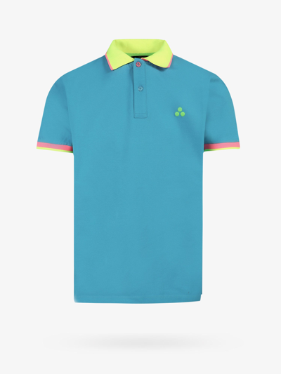Shop Peuterey Polo Shirt In Blue