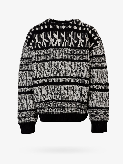 Givenchy X Chito Float Stitch Lambswool Sweater In Black