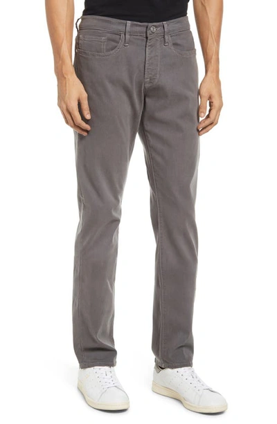 Shop Frame L'homme Slim Fit Five-pocket Twill Pants In Steel Gray