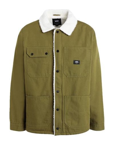 Shop Vans Mn Drill Chore Coat Sherpa Man Jacket Military Green Size S Cotton