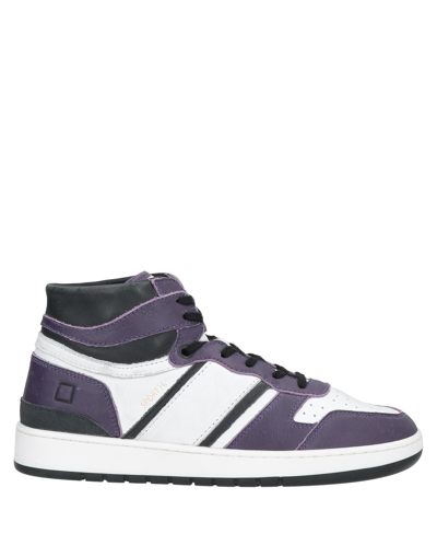 Shop Date D. A.t. E. Woman Sneakers Dark Purple Size 5.5 Calfskin