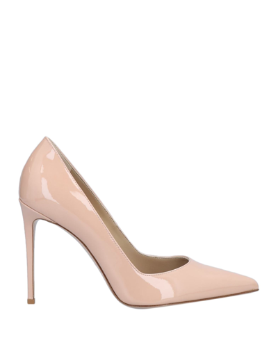 Shop Le Silla Woman Pumps Blush Size 9 Soft Leather In Pink