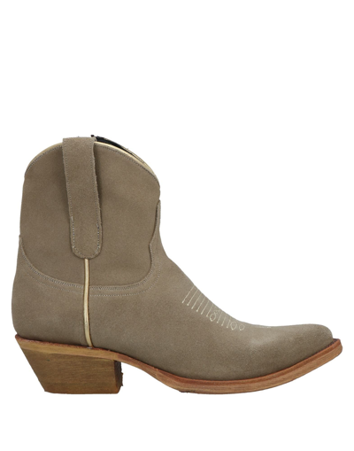 Shop Mexicana Ankle Boots In Khaki