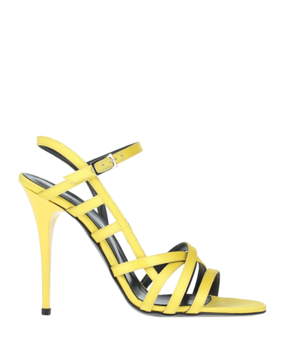 Shop Amen Sandals In Yellow