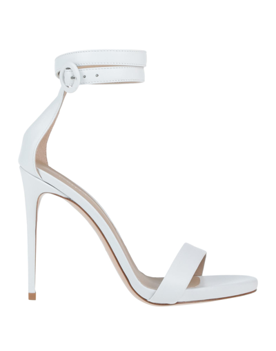 Shop Le Silla Woman Sandals White Size 8 Soft Leather