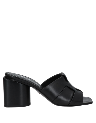 Shop Halmanera Sandals In Black