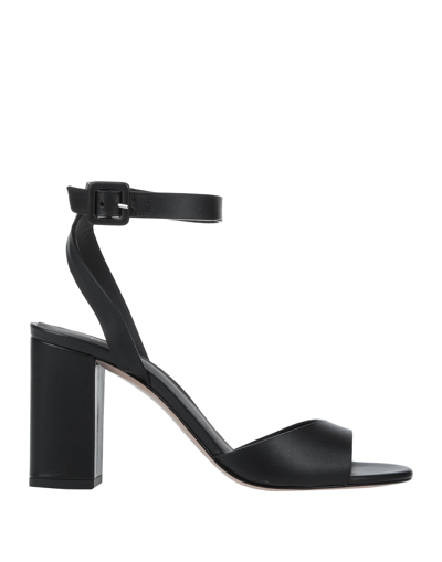 Shop Le Silla Woman Sandals Black Size 6 Soft Leather
