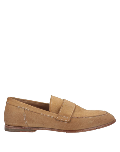 Shop Moma Woman Loafers Camel Size 8 Soft Leather In Beige