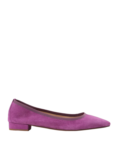 Shop Ballerette Campo Marzio Woman Ballet Flats Mauve Size 6 Soft Leather In Purple