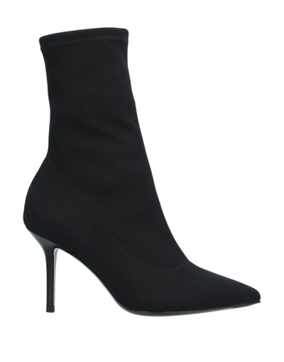 Shop Guglielmo Rotta Woman Ankle Boots Black Size 10 Textile Fibers