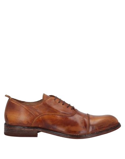 Shop Moma Lace-up Shoes In Brown