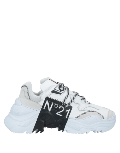 Shop Ndegree21 Sneakers In White
