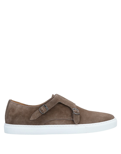 Shop Manifatture Etrusche Man Loafers Khaki Size 9 Soft Leather In Beige
