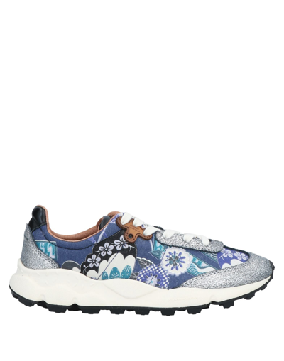 Shop Flower Mountain Sneakers In Dark Blue