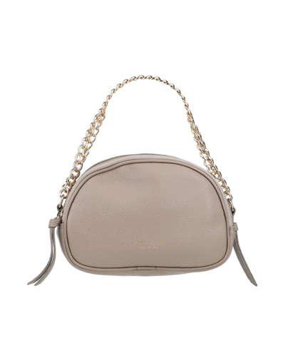 Shop Marc Ellis Woman Handbag Khaki Size - Soft Leather In Beige