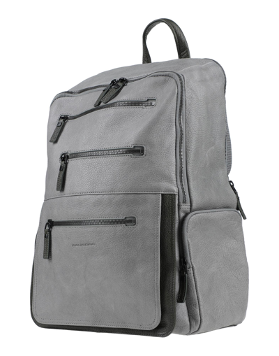 Shop Piquadro Backpacks In Grey